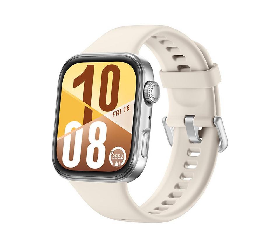 HUAWEI Watch Fit 4 - Aluminium Alloy, White Fluoroelastomer Strap