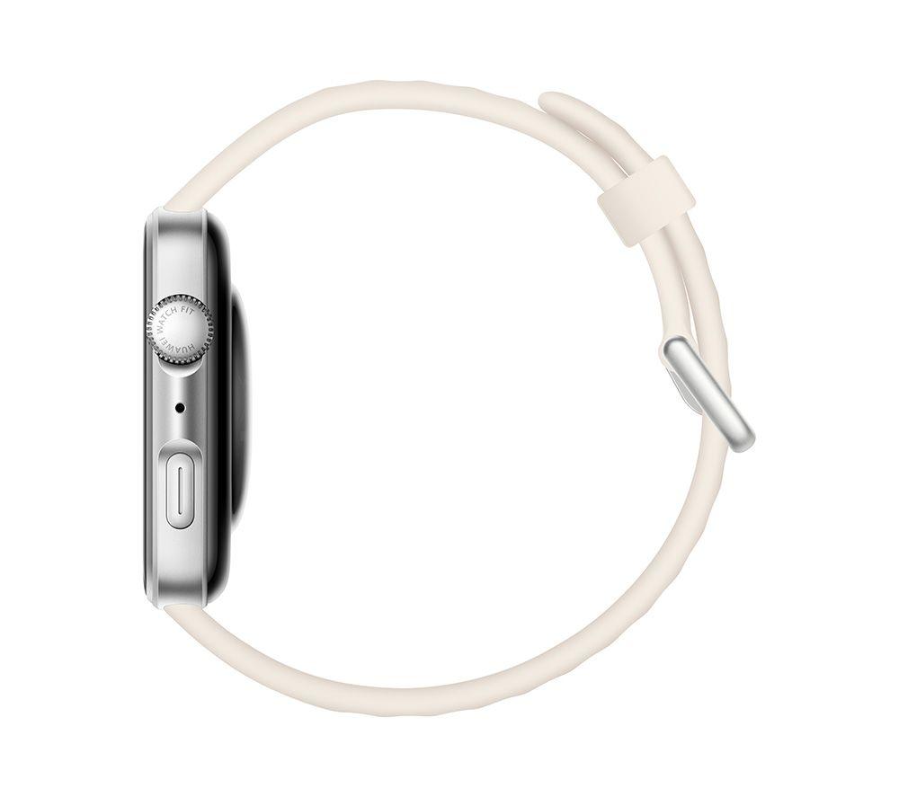 HUAWEI Watch Fit 4 - Aluminium Alloy, White Fluoroelastomer Strap image number 10 of 13