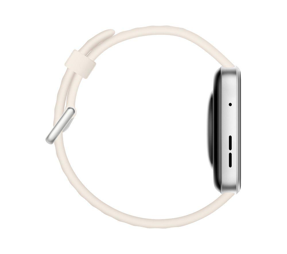 HUAWEI Watch Fit 4 - Aluminium Alloy, White Fluoroelastomer Strap image number 12 of 13