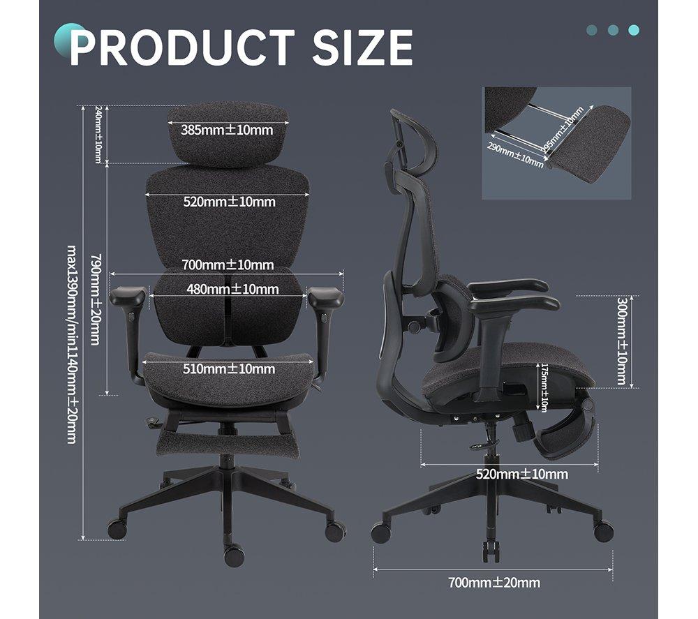 ADX Matrix Multi Gesture Gaming Office Chair - Black image number 10 of 20