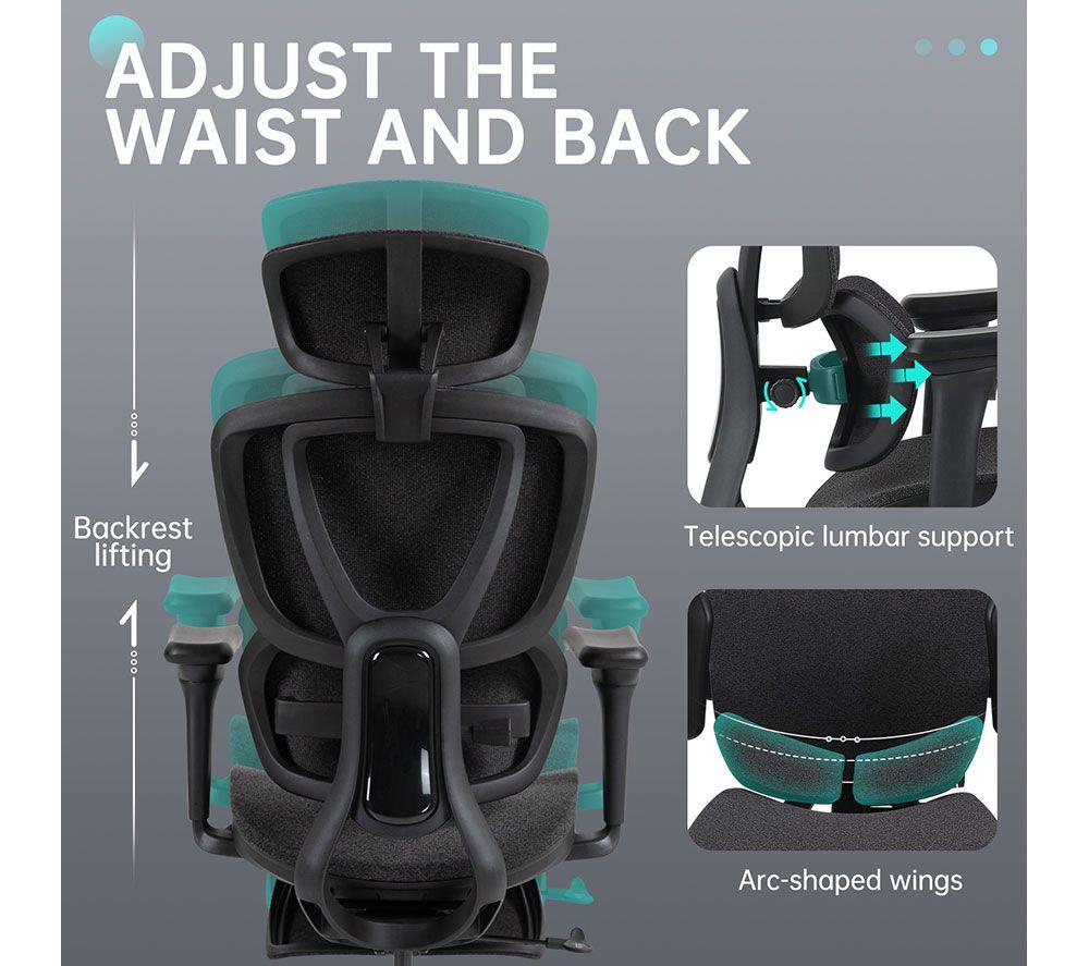 ADX Matrix Multi Gesture Gaming Office Chair - Black image number 16 of 20
