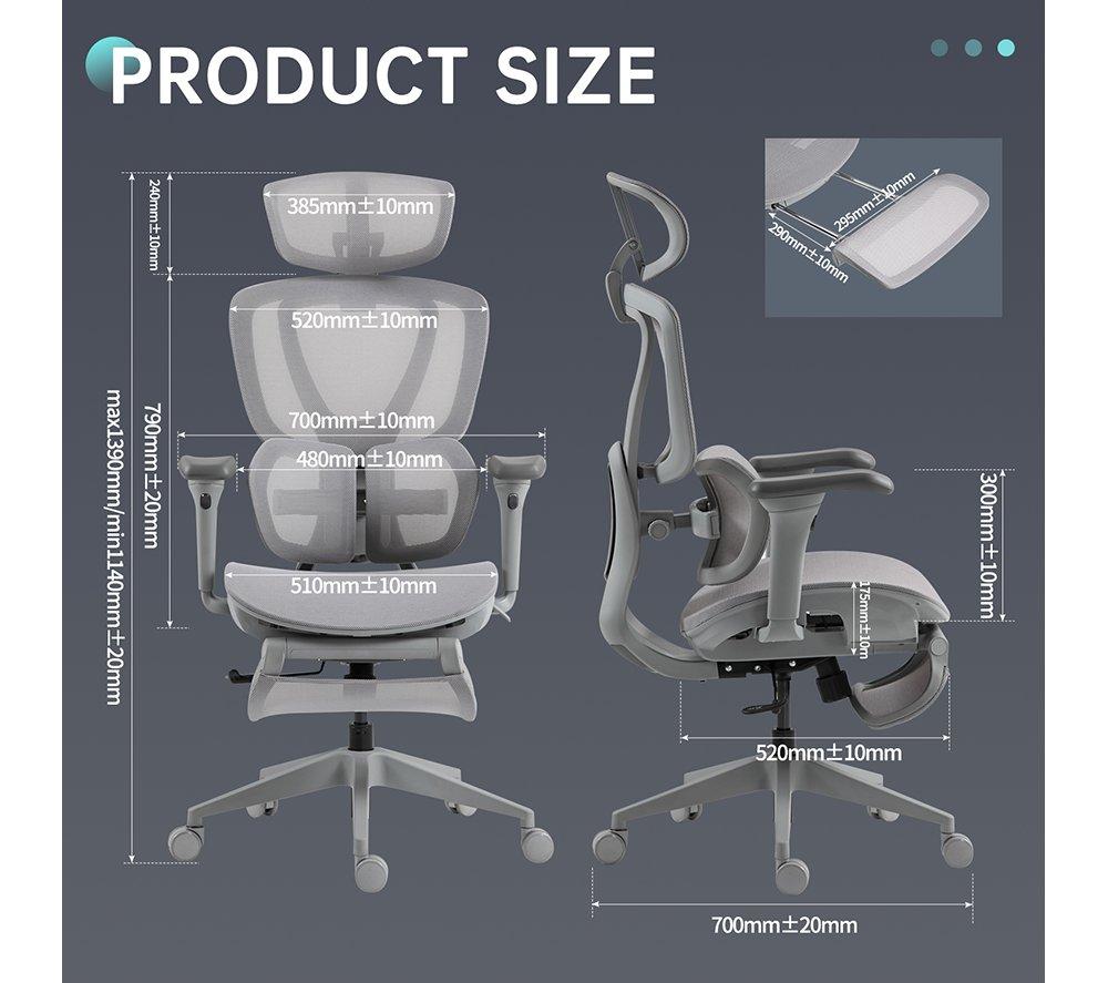 ADX Matrix Multi Gesture Gaming Office Chair - Grey image number 7 of 22