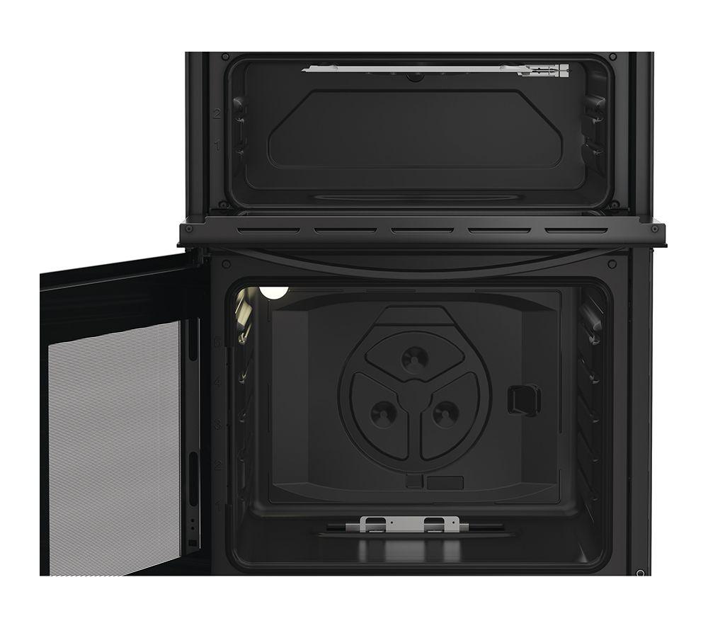 INDESIT ITG6GB 60 cm Gas Cooker - Black image number 2 of 5