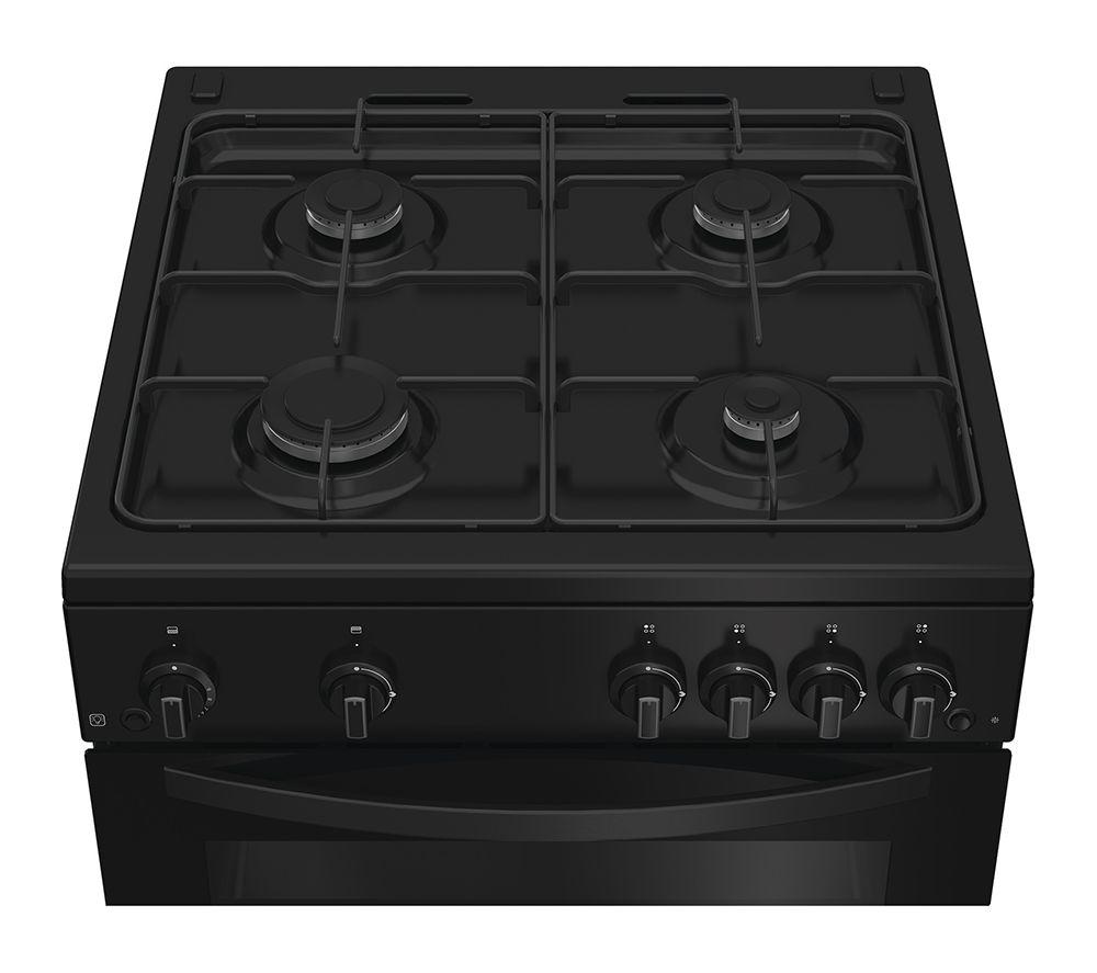 INDESIT ITG6GB 60 cm Gas Cooker - Black image number 3 of 5