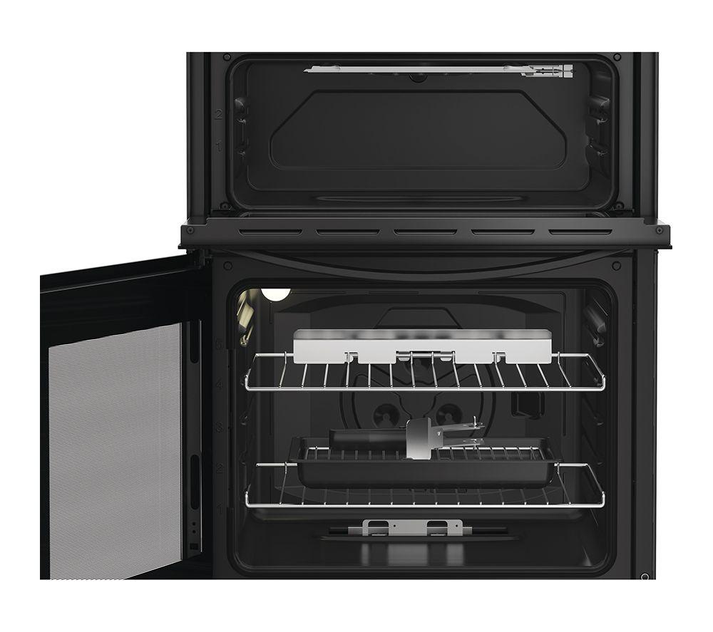 INDESIT ITG6GB 60 cm Gas Cooker - Black image number 4 of 5