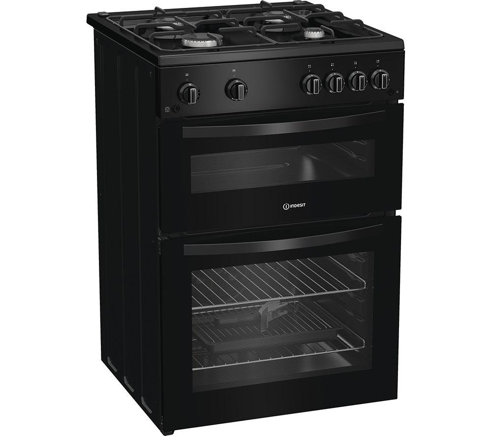 INDESIT ITG6GB 60 cm Gas Cooker - Black image number 5 of 5