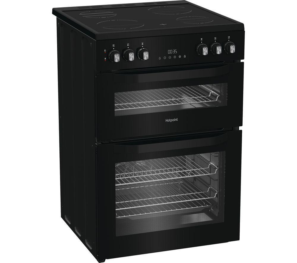 HOTPOINT Multiflow HTE6VDCB1 60 cm Electric Ceramic Cooker - Black image number 6 of 14