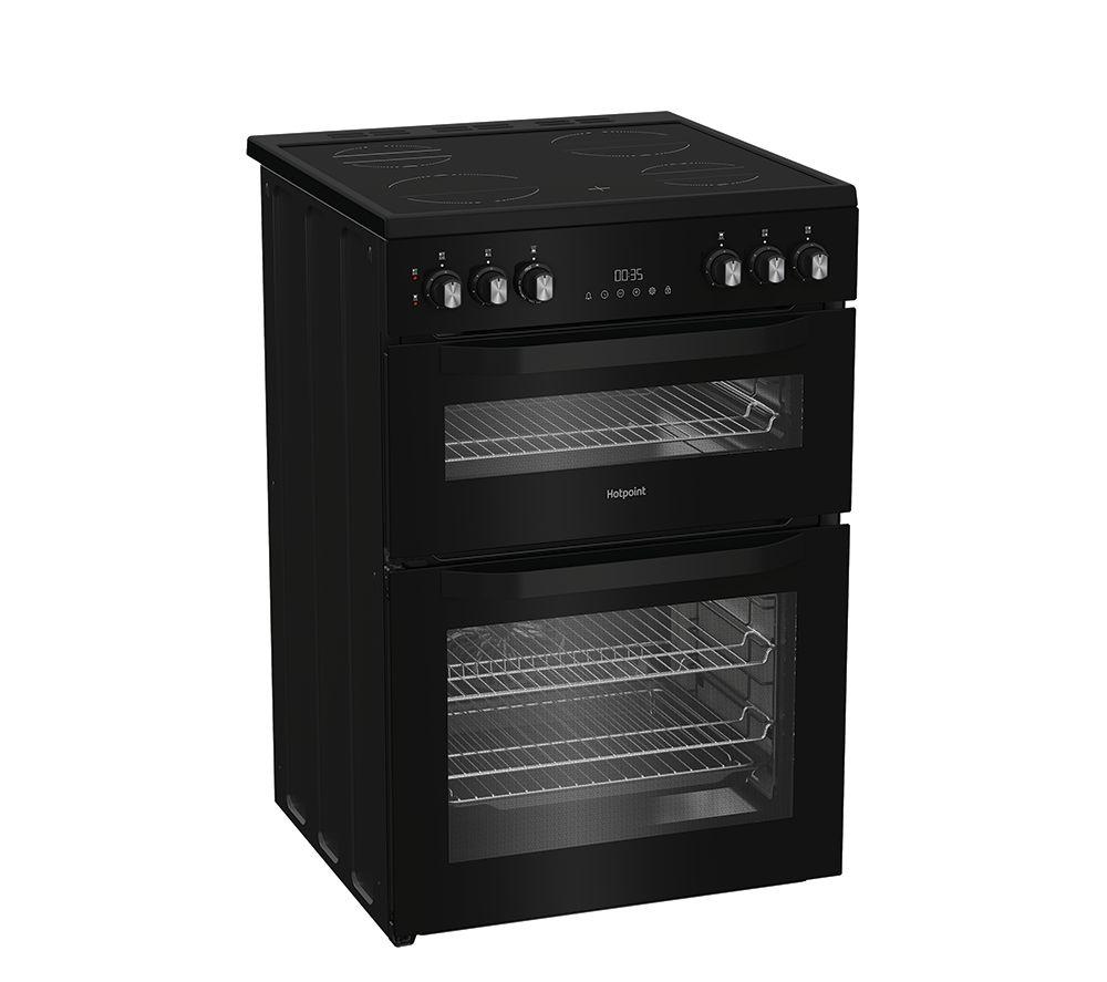 HOTPOINT Multiflow HTE6VDCB1 60 cm Electric Ceramic Cooker - Black image number 8 of 14