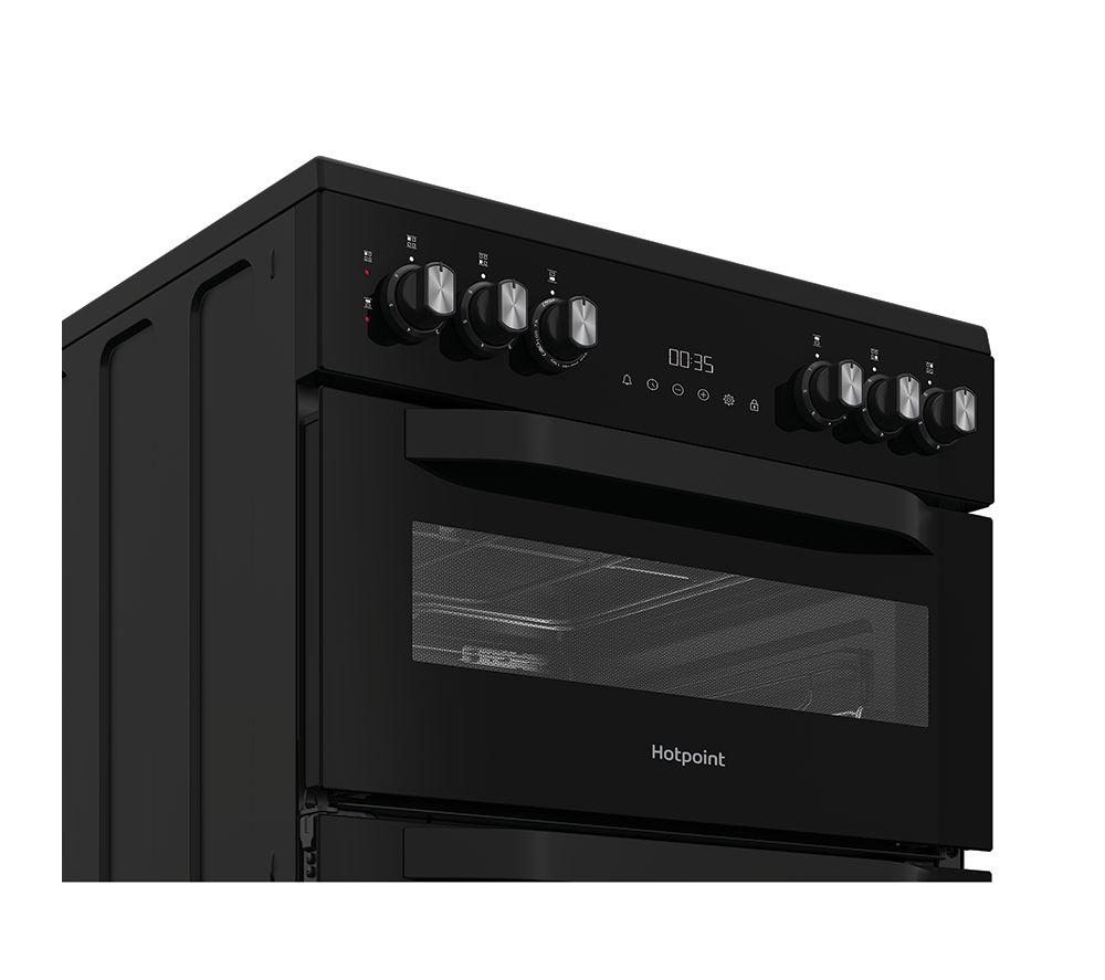 HOTPOINT Multiflow HTE6VDCB1 60 cm Electric Ceramic Cooker - Black image number 10 of 14