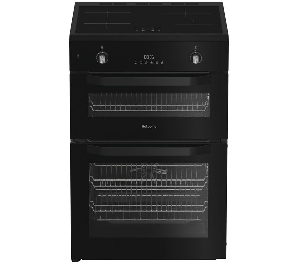 HOTPOINT Multiflow HDE6IDC2B1 60 cm Electric Induction Cooker - Black