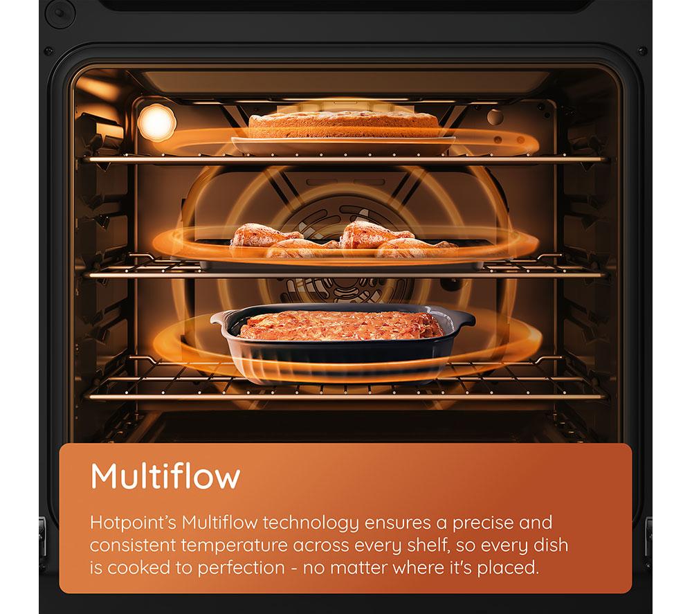 HOTPOINT Multiflow HDE6IDC2SA 60 cm Electric Induction Cooker - Anthracite image number 6 of 12