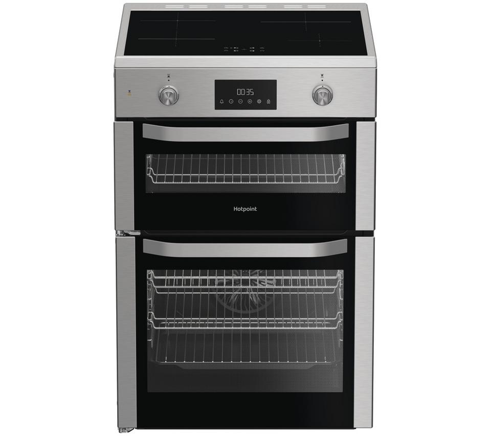 HOTPOINT Multiflow HDE6IDC2X 60 cm Electric Induction Cooker - Stainless Steel