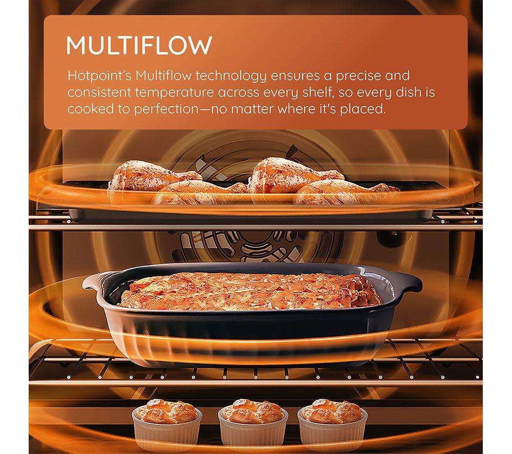 HOTPOINT Multiflow HDE6IDC2X 60 cm Electric Induction Cooker - Stainless Steel image number 6 of 12