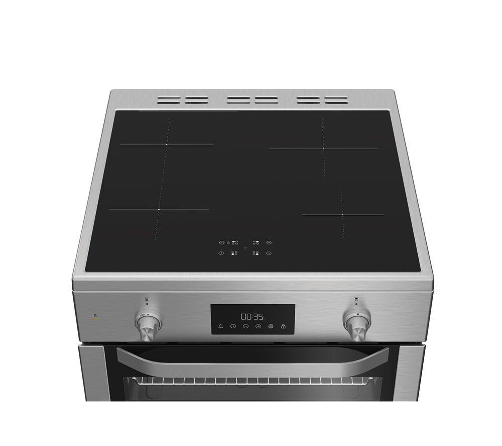 HOTPOINT Multiflow HDE6IDC2X 60 cm Electric Induction Cooker - Stainless Steel image number 9 of 12