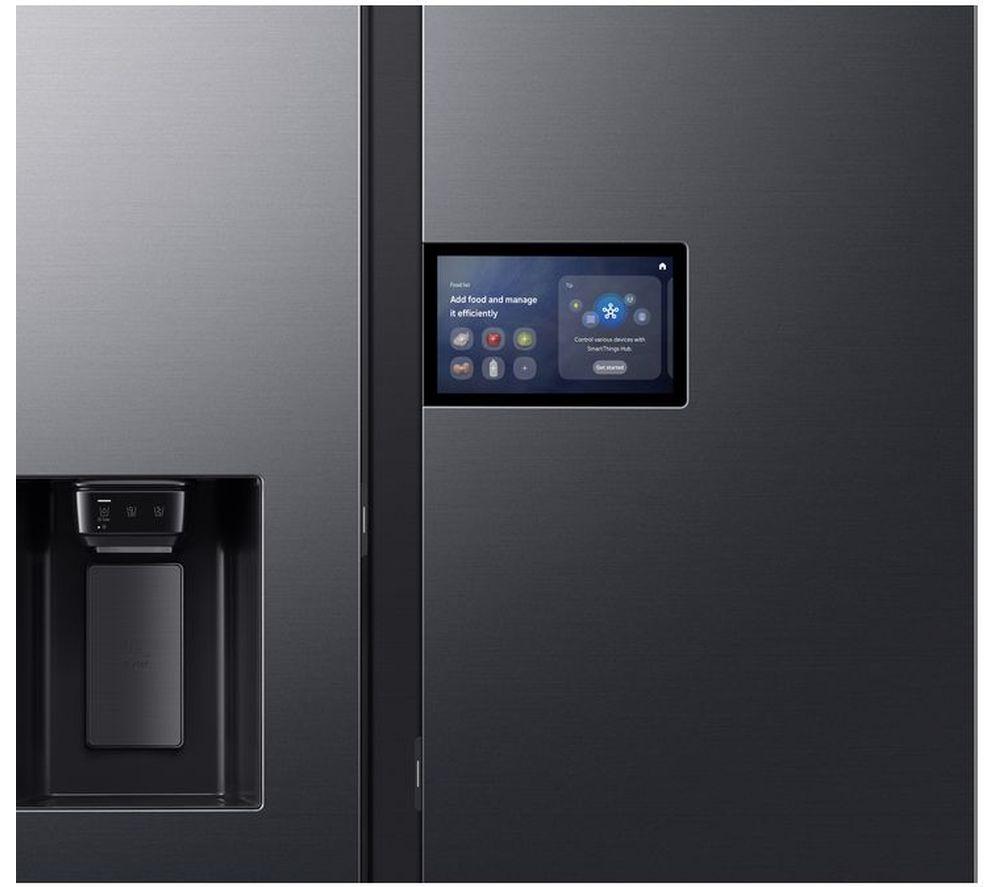 SAMSUNG Bespoke AI Series 9 AI Home RS90F64EDFEU American-Style Smart Fridge Freezer - Black image number 3 of 9