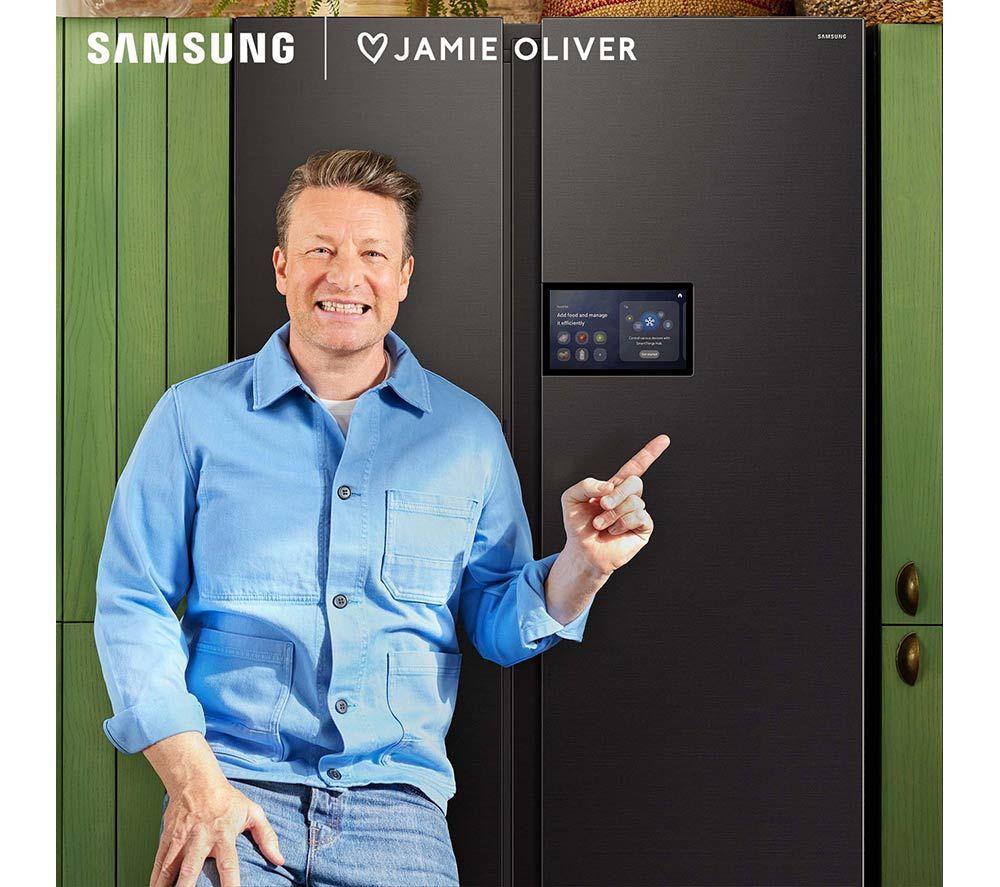 SAMSUNG Bespoke AI Series 9 AI Home RS90F64EDFEU American-Style Smart Fridge Freezer - Black image number 9 of 9