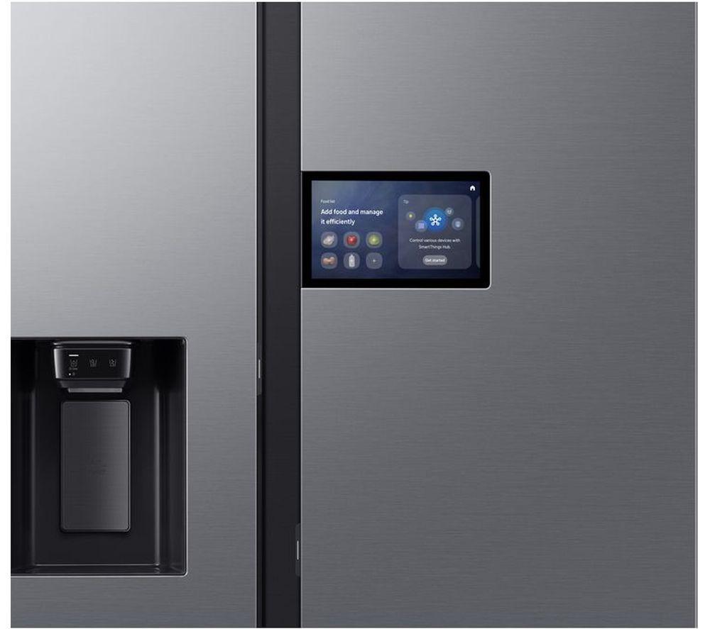 SAMSUNG Bespoke AI Series 9 AI Home RS90F64EDTEU American-Style Smart Fridge Freezer - Silver image number 3 of 8