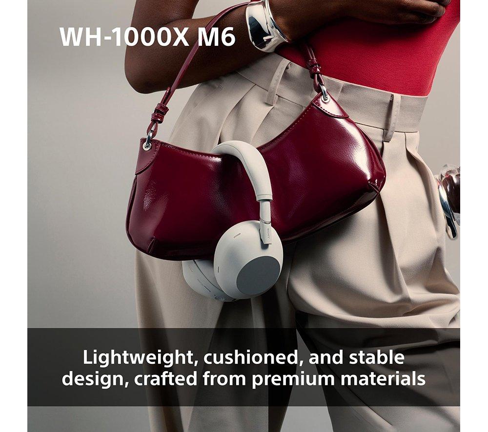 SONY WH-1000XM6 Wireless Bluetooth Noise-Cancelling Headphones - Black image number 6 of 20