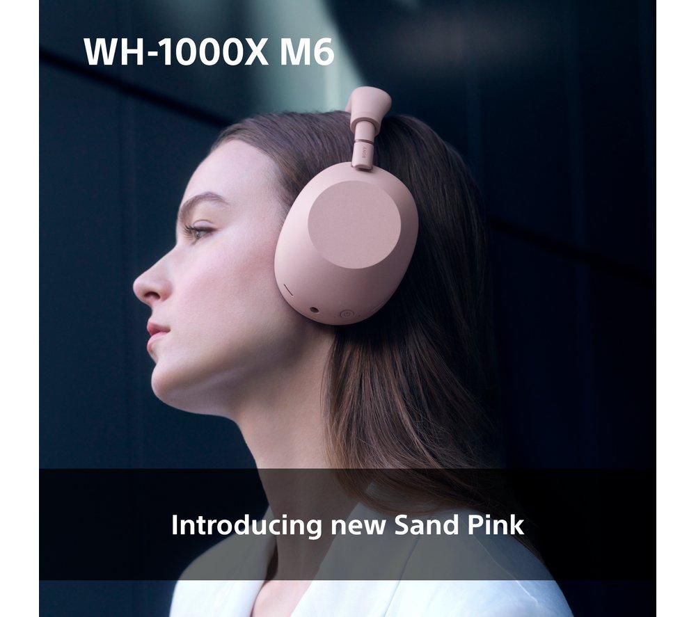 SONY WH-1000XM6 Wireless Bluetooth Noise-Cancelling Headphones - Pink image number 3 of 21
