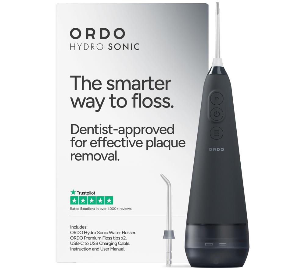 ORDO Hydro Sonic+ Water Flosser - Charcoal Grey image number 2 of 10