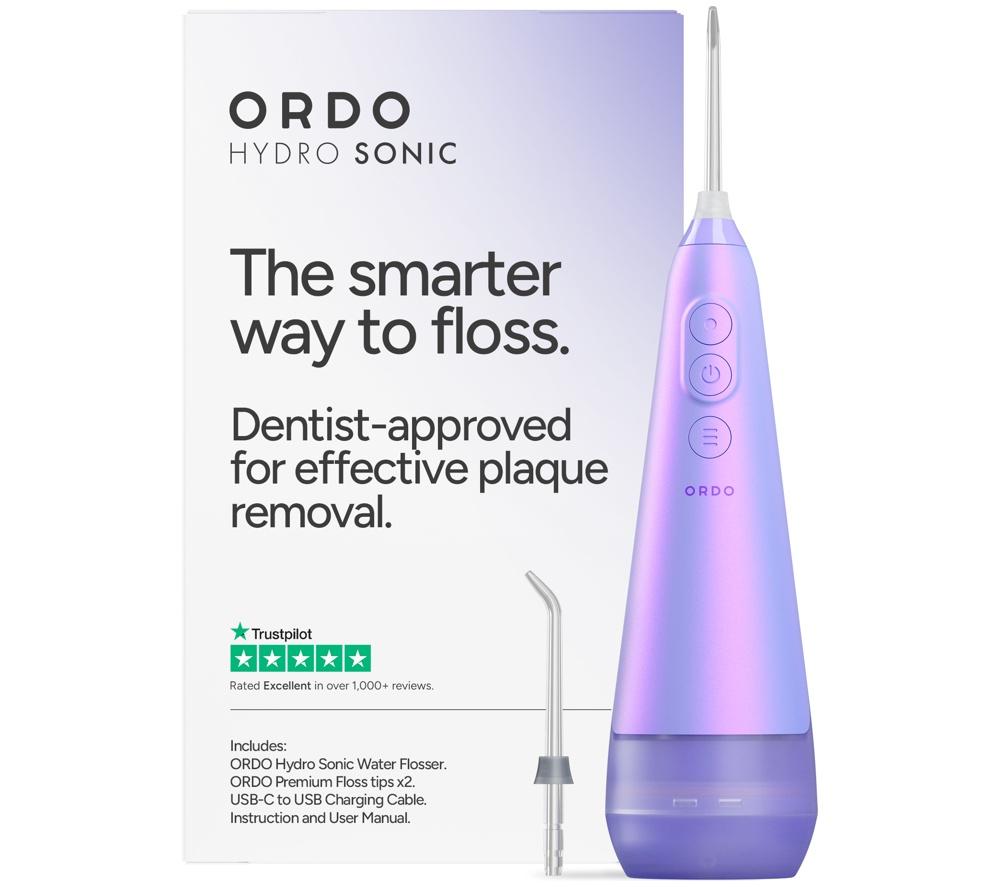ORDO Hydro Sonic+ Water Flosser - Pearl Violet image number 2 of 11
