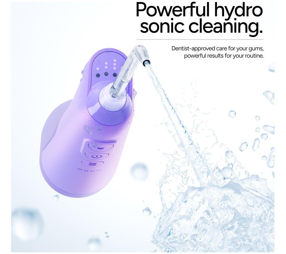 ORDO Hydro Sonic+ Water Flosser - Pearl Violet image number 3 of 11