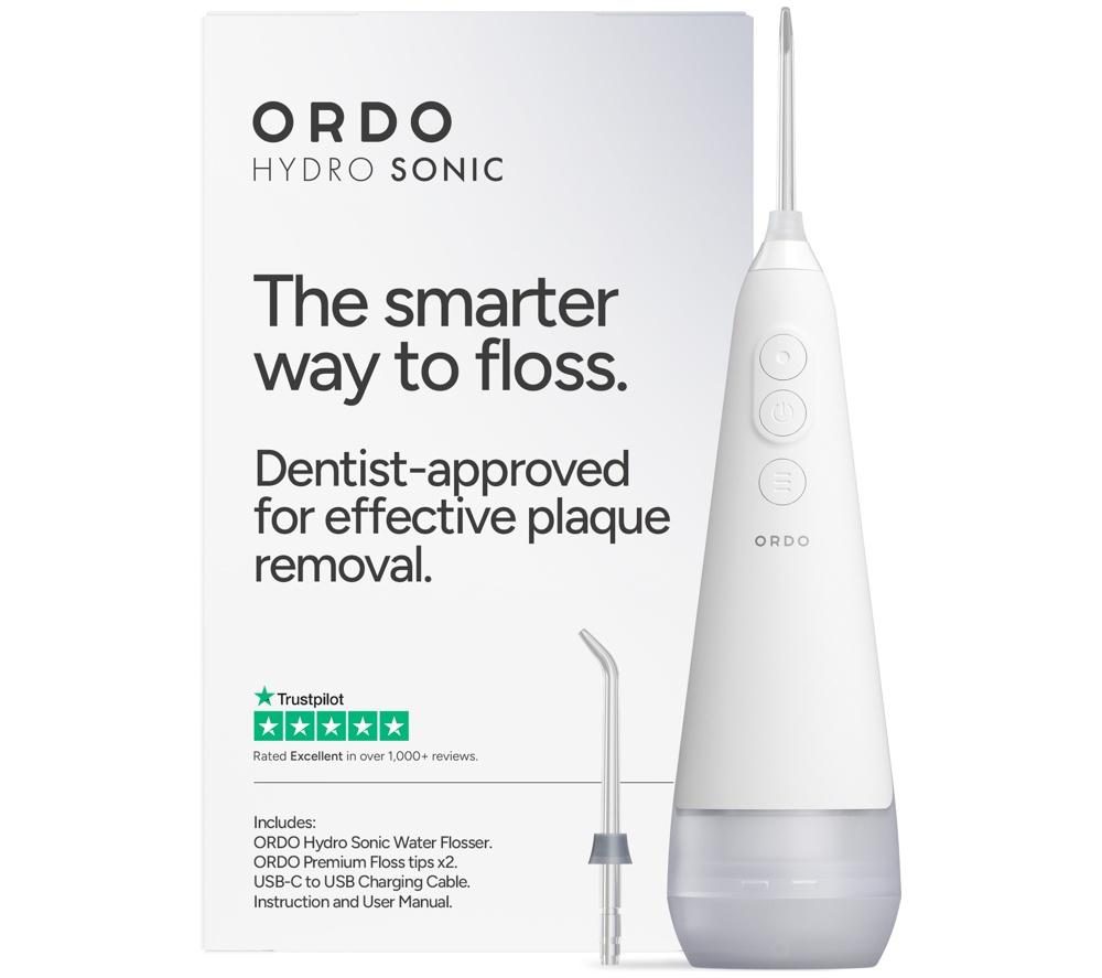 ORDO Hydro Sonic+ Water Flosser - White image number 2 of 10