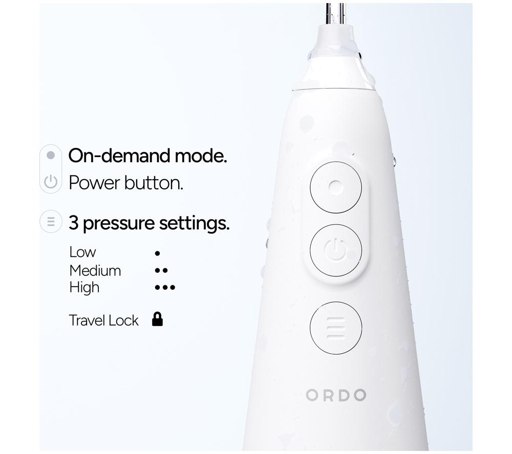 ORDO Hydro Sonic+ Water Flosser - White image number 4 of 10