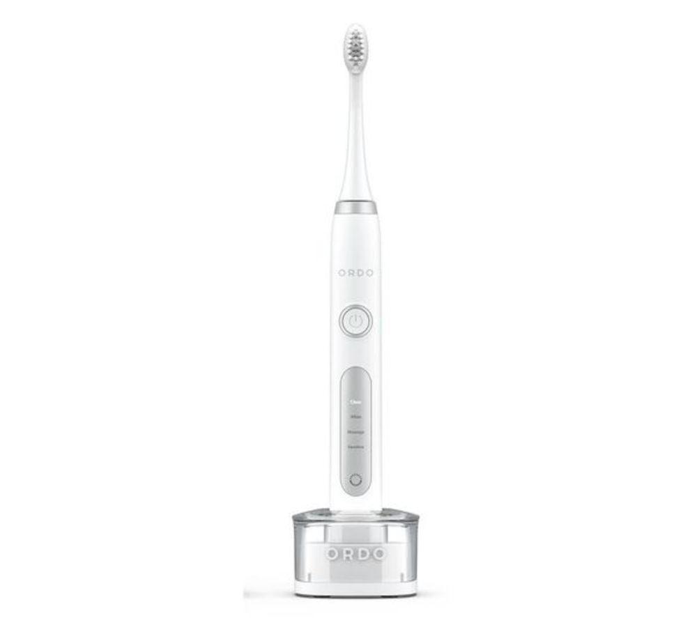 ORDO Sonic+ Electric Toothbrush - White & Silver image number 2 of 6