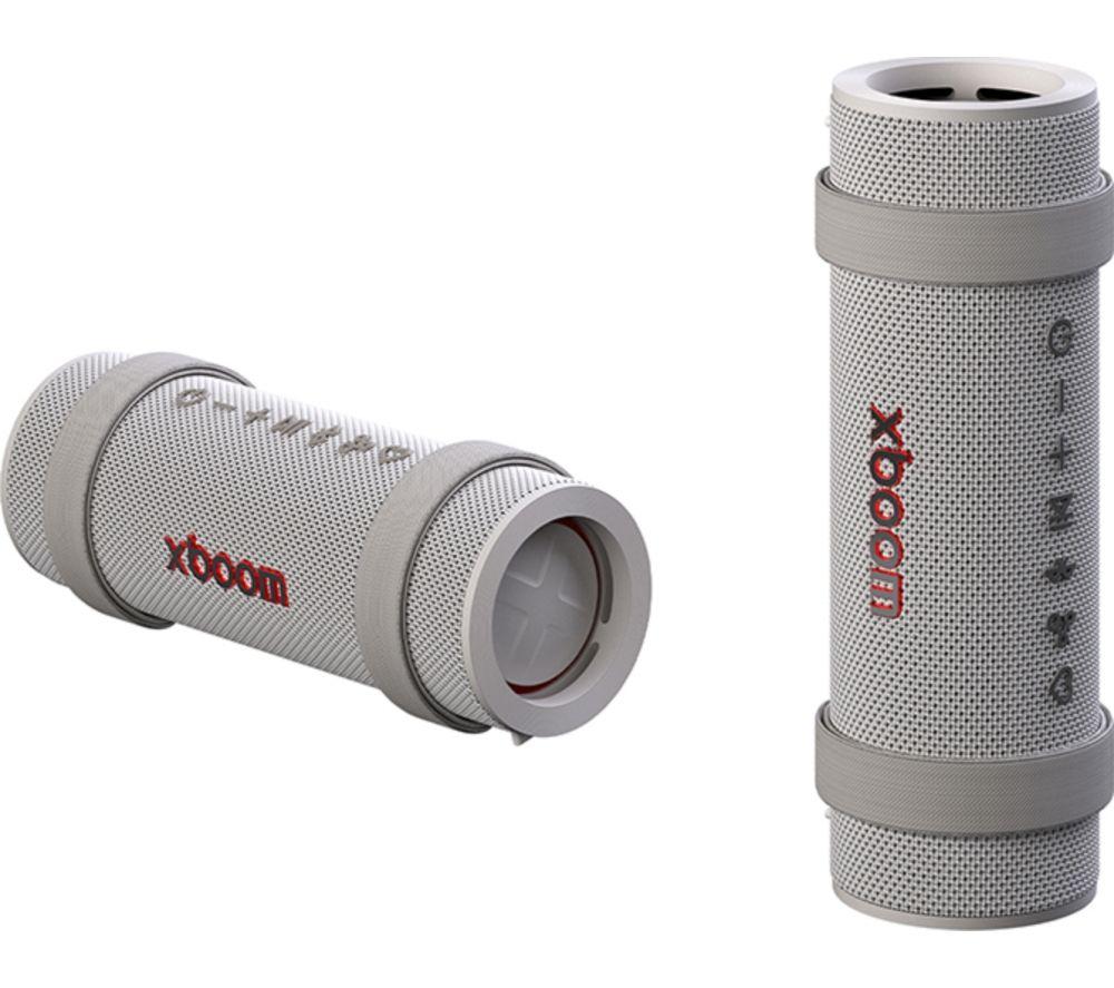 LG xboom Grab Portable Bluetooth Speaker - Grey image number 4 of 6