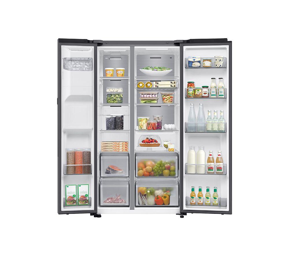 SAMSUNG Bespoke Series 9 AI Home RS90F64EETEU American-Style Smart Fridge Freezer - Silver image number 21 of 30