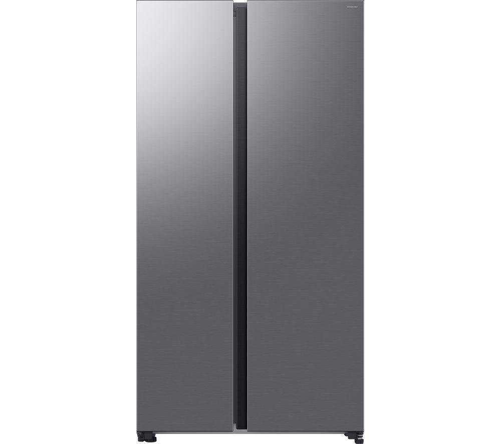 SAMSUNG Bespoke AI Series 6 SpaceMax RS70F65QETEU American-Style Smart Fridge Freezer - Silver