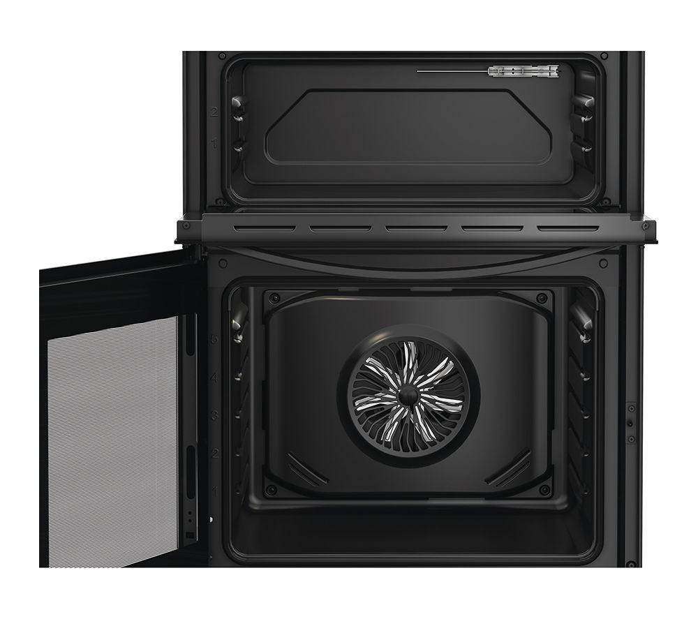 INDESIT ITE6VMB 60 cm Electric Ceramic Cooker - Black image number 2 of 6