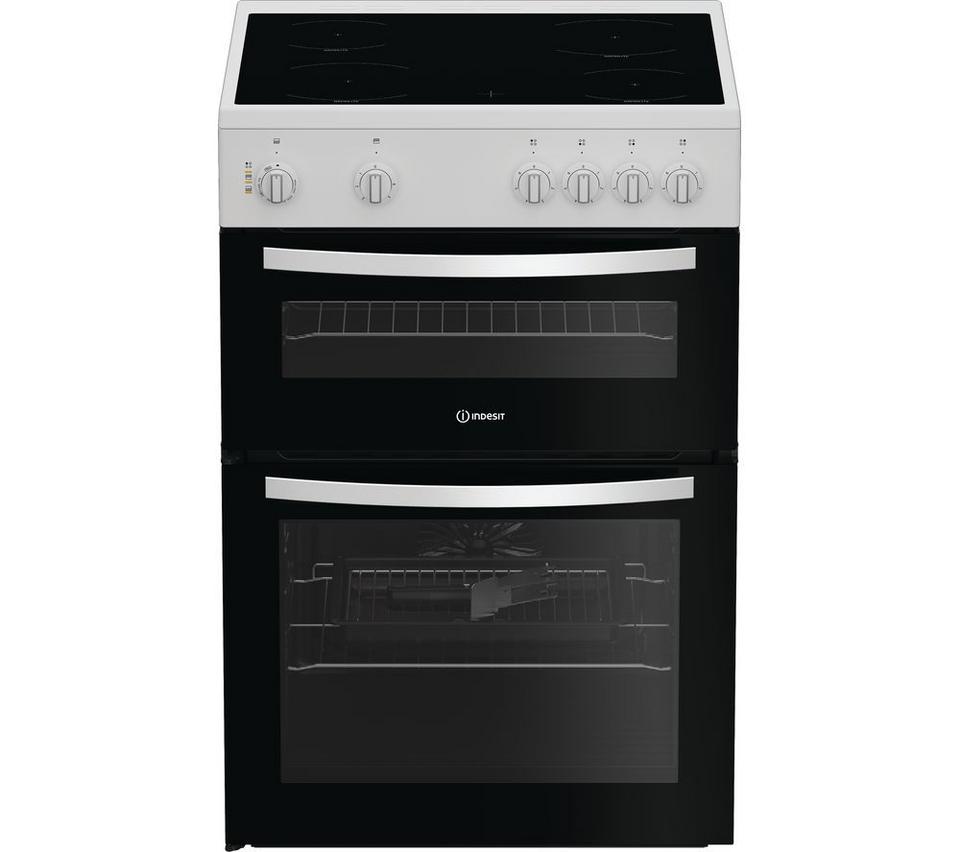 INDESIT ITE6VMW 60 cm Electric Ceramic Cooker - White