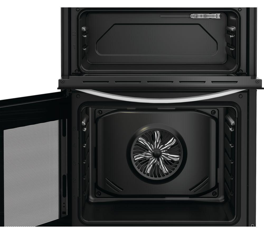 INDESIT ITE6VMW 60 cm Electric Ceramic Cooker - White image number 3 of 4