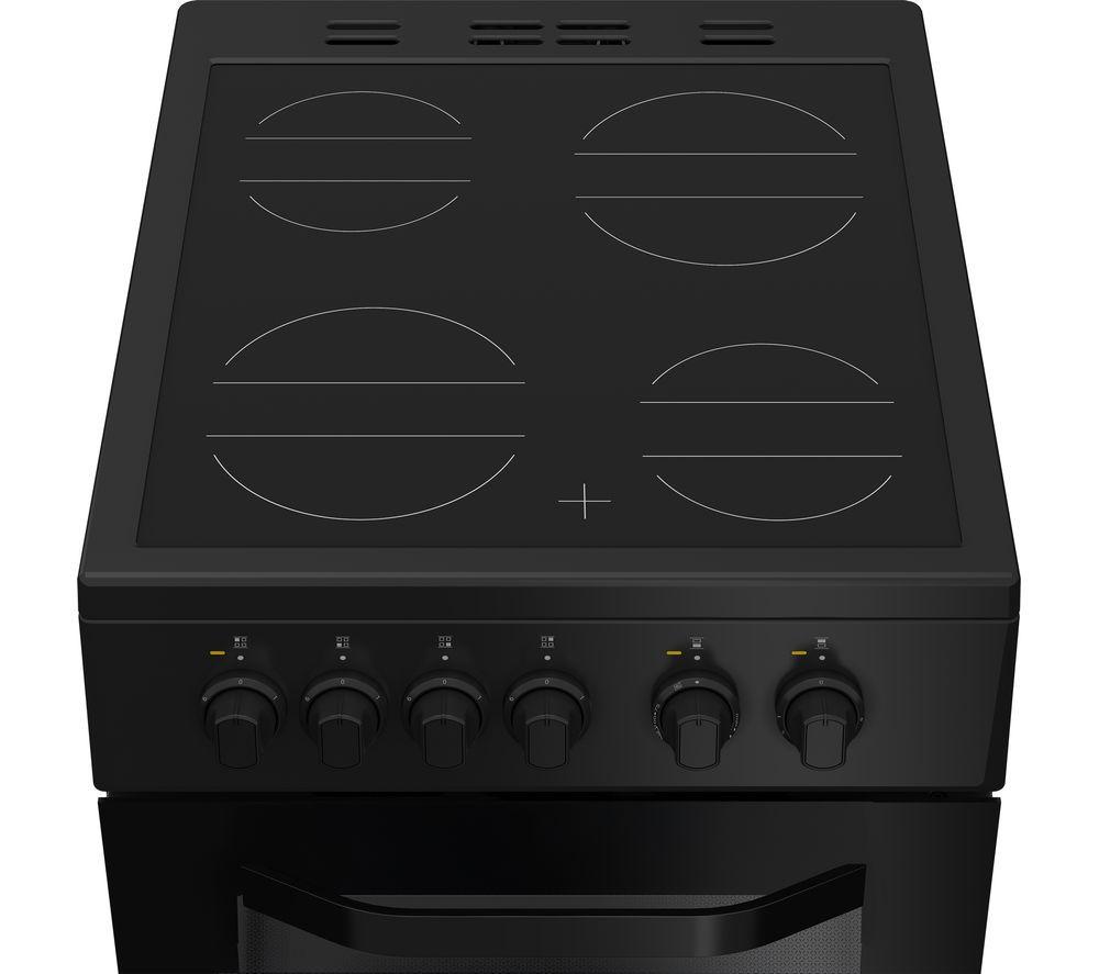 HOTPOINT HTE5VCB 50 cm Electric Ceramic Cooker - Black image number 4 of 11