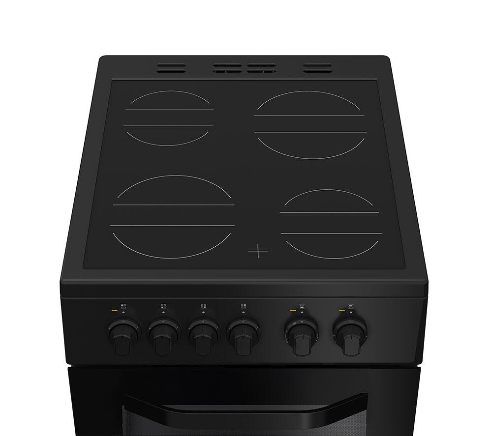HOTPOINT HTE5VCB 50 cm Electric Ceramic Cooker - Black image number 6 of 11