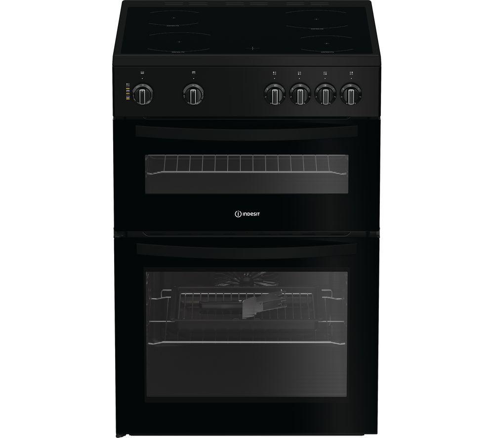 INDESIT IDE6VMB 60 cm Electric Ceramic Cooker - Black image number 4 of 5