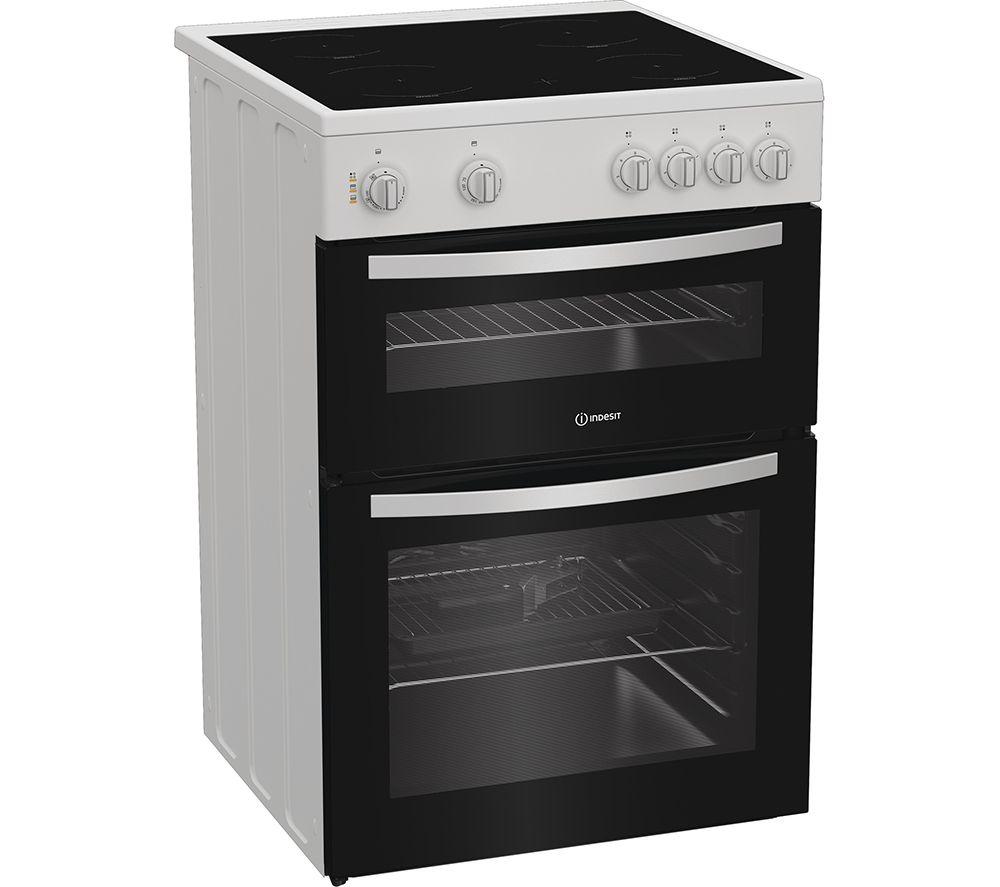 INDESIT IDE6VMW 60 cm Electric Ceramic Cooker - White image number 5 of 5