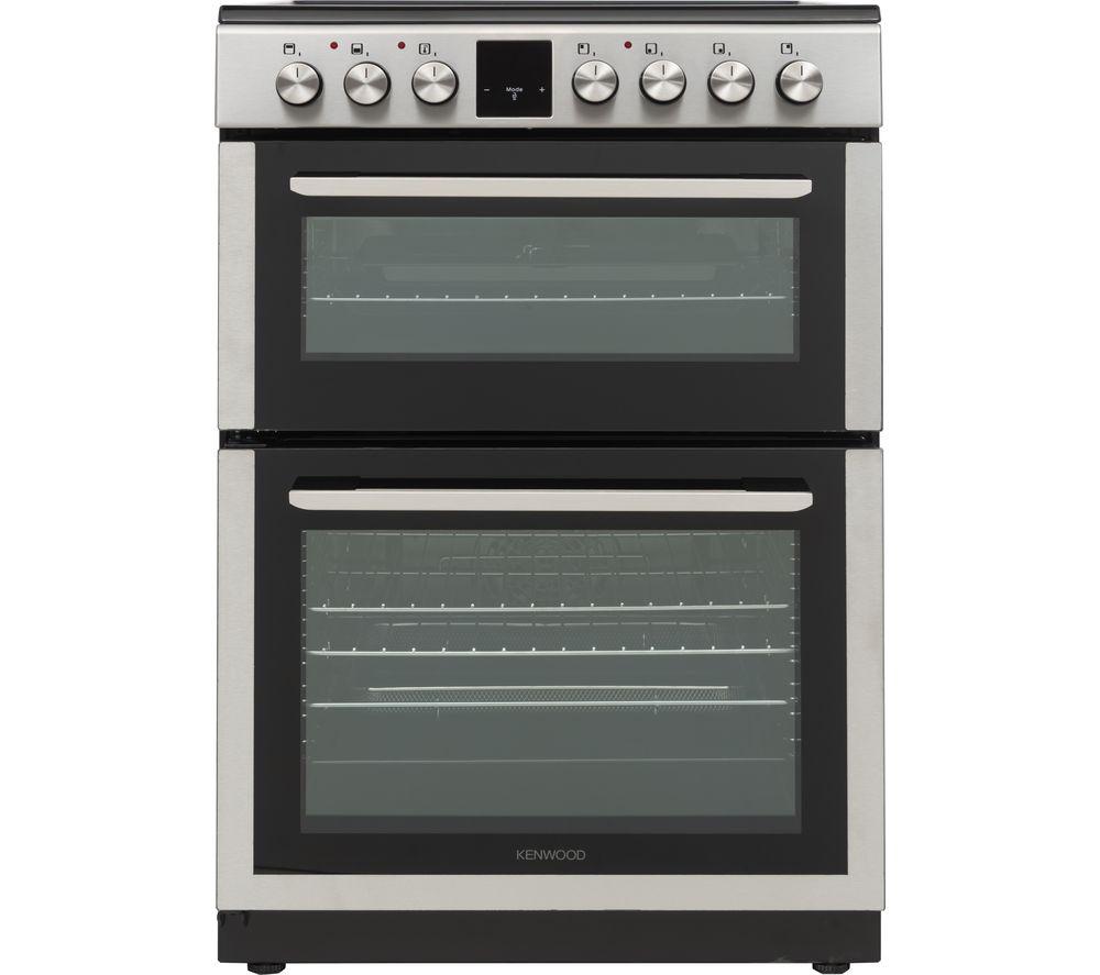 KENWOOD KDC60SS25 60 cm Electric Ceramic Cooker with AirFry - Inox