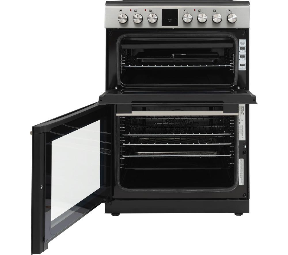 KENWOOD KDC60SS25 60 cm Electric Ceramic Cooker with AirFry - Inox image number 4 of 9