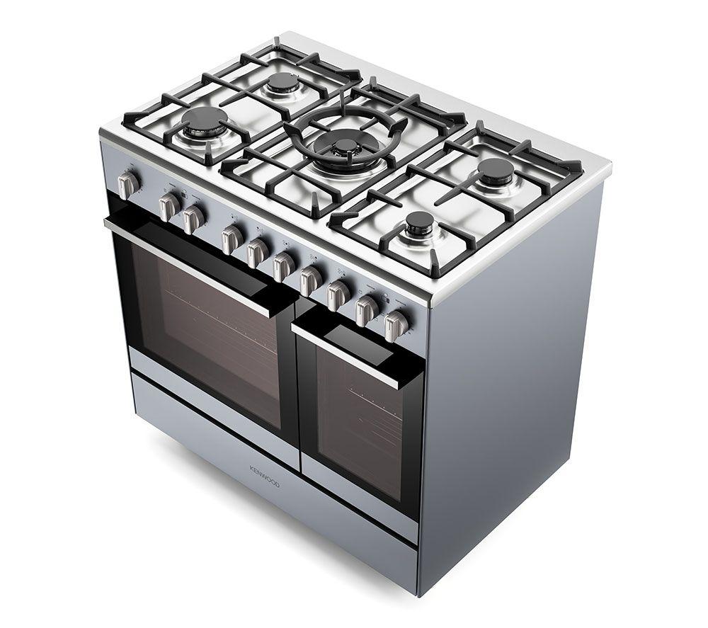 KENWOOD CK600DF-SL 90 cm Dual Fuel Range Cooker &ndash; Slate Grey & Chrome image number 5 of 10