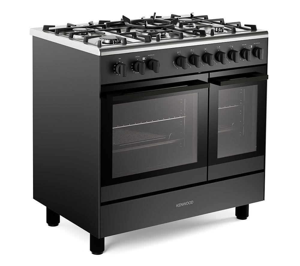 KENWOOD CK601G 90 cm Gas Range Cooker &ndash; Matt Black & Chrome image number 2 of 10
