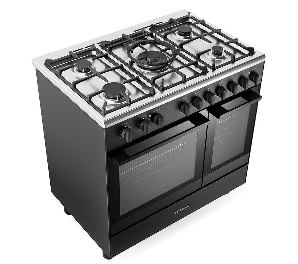 KENWOOD CK601G 90 cm Gas Range Cooker &ndash; Matt Black & Chrome image number 4 of 10