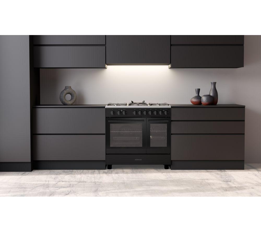 KENWOOD CK601G 90 cm Gas Range Cooker &ndash; Matt Black & Chrome image number 8 of 10