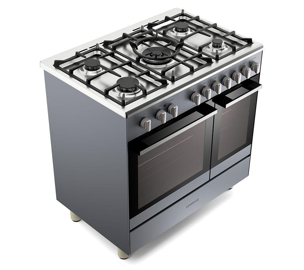 KENWOOD CK601G-SL 90 cm Gas Range Cooker &ndash; Slate Grey & Chrome image number 4 of 10