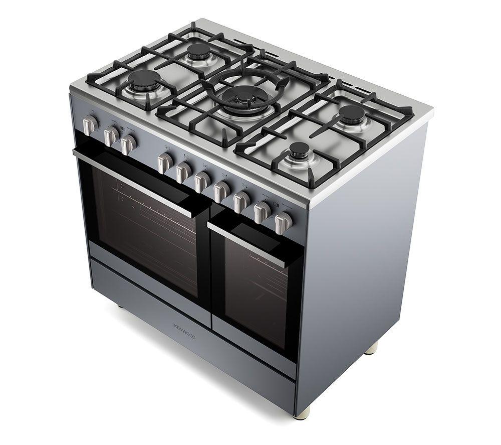 KENWOOD CK601G-SL 90 cm Gas Range Cooker &ndash; Slate Grey & Chrome image number 5 of 10