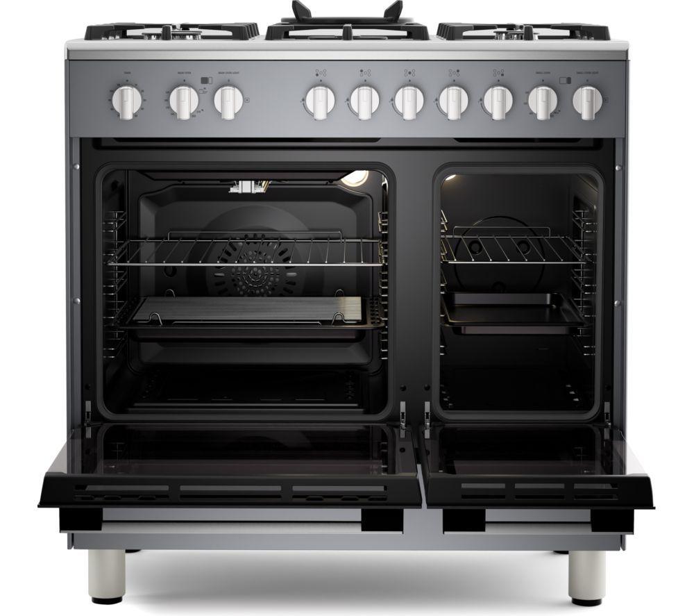 KENWOOD CK601G-SL 90 cm Gas Range Cooker &ndash; Slate Grey & Chrome image number 7 of 10