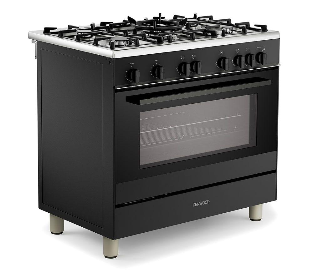 KENWOOD CK501G 90 cm Gas Range Cooker - Matt Black image number 2 of 10