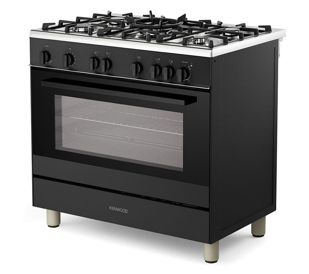 KENWOOD CK501G 90 cm Gas Range Cooker - Matt Black image number 3 of 10